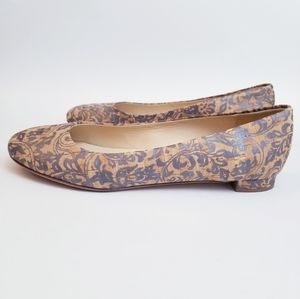 Marchez Vous Natural Cork Flats, Size